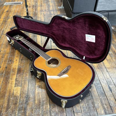 D'Angelico Excel Tammany Sitka Spruce/Mahogany OM Acoustic-Electric Guitar 2020 Natural w/Hard Case image 10
