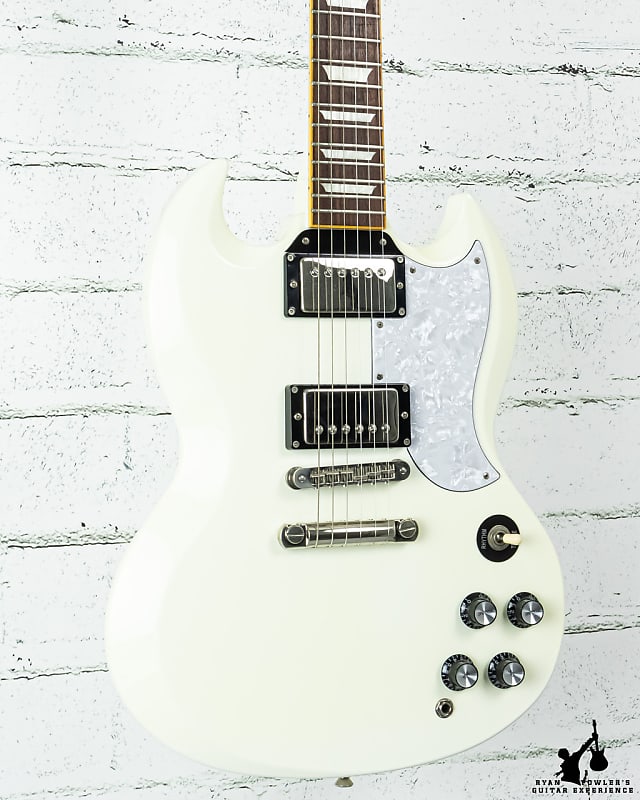 2000 Burny Super Grade SG White > Guitars Electric Solid