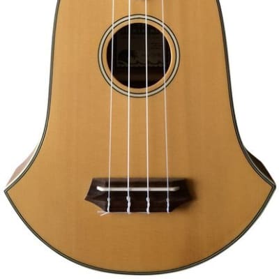 Makai MK-70BL Solid Spruce Top Mahogany Back & Sides Soprano Bell-Shaped Body Style Ukulele for sale