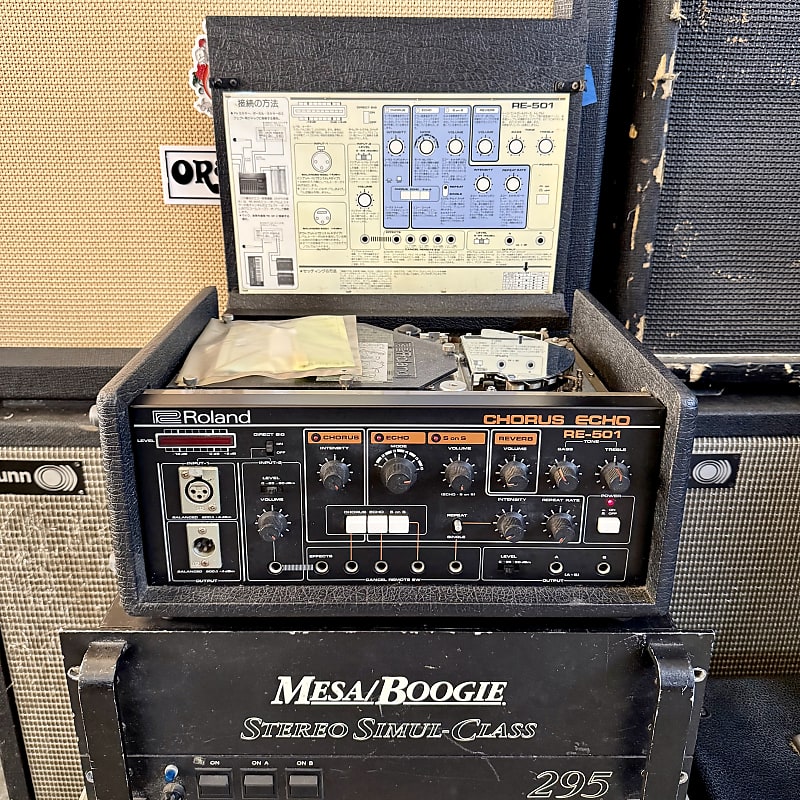 Roland RE-501 Space echo c 1980 original vintage analog tape
