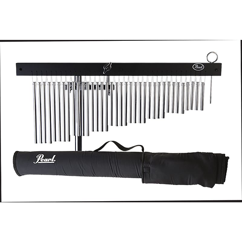 Pearl PWCH3620A 36-Bar Chromatic Windchimes with Holder image 1