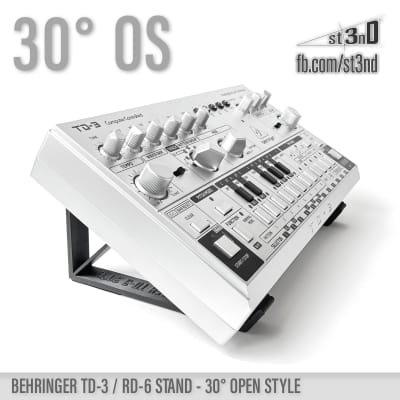 BEHRINGER TD3 RD6 STAND - 30° OpenStyle  - 3D Printed - 100% Buyers staisfaction