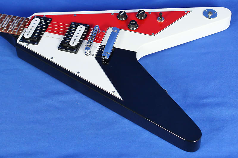 Dean Michael Schenker MS Festival Flying V Red Black Electric