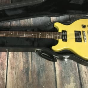 Used Hamer USA Special TV Yellow Double Cutaway Electric Guitar With Case image 11