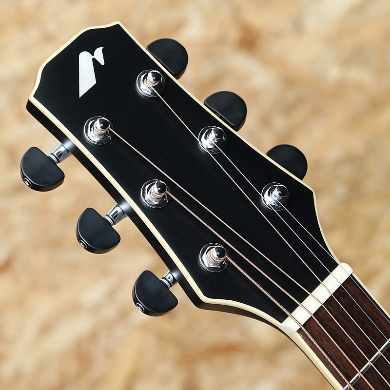 美品! 限定品 MORRIS R-CUSTOM MAD BLACK オール単板（Morrisの