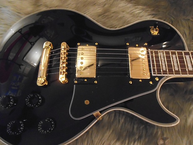 ギター Grassroots G-LP-60L Les Paul Custom type Grass Roots By ESP Electric Guitar Les Paul Custom Used G-LP