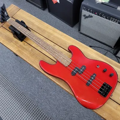 Phantom  PJ Boxer Style Bass 1980s Candy Apple Red MIK for sale