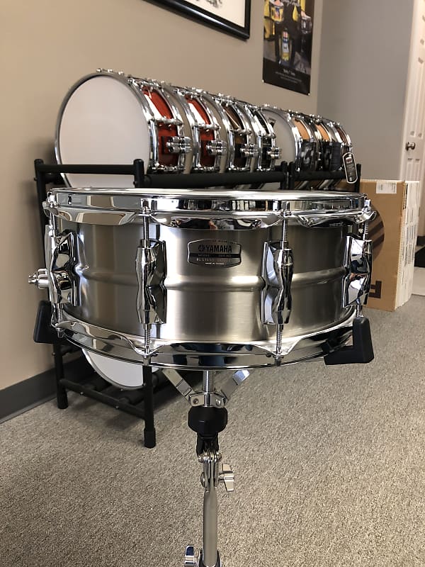 Yamaha RLS-1455 Recording Custom 5.5x14" Stainless Steel Snare Drum image 1