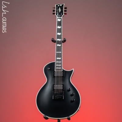 ESP E-II Eclipse EverTune Electric Guitar Black Satin image 2