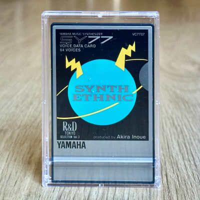 Yamaha SY77 / TG77 Voice ROM Card VC7707 Synth Ethnic // Ultra Rare