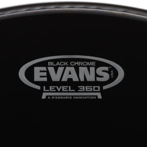 Evans Black Chrome 3-piece Tom Pack - 10/12/16 inch image 3
