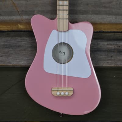 Loog Mini Acoustic  Pink image 2