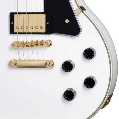 EPIPHONE LES PAUL CUSTOM ALPINE WHITE GITARA ELEKTRYCZNA Z POKROWCEM image 4