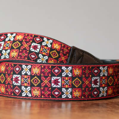 Souldier Woodstock Red Guitar Strap | Reverb