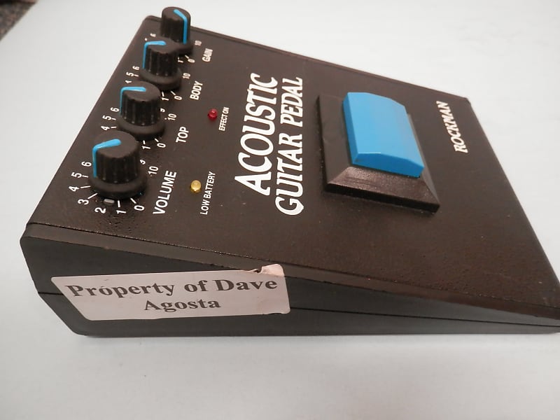 Rockman Acoustic Guitar Pedal used | Reverb