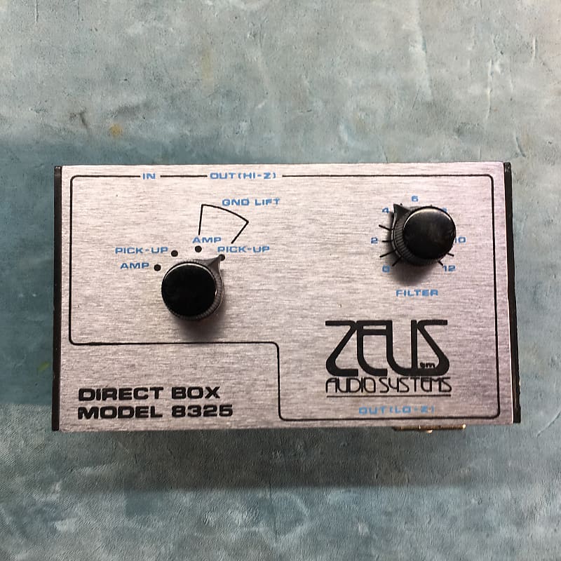 Zeus Audio Systems DI Model 8325 Vintage Direct Box c. 1970s image 1