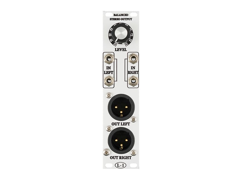 L-1 XLR Balanced Stereo Output