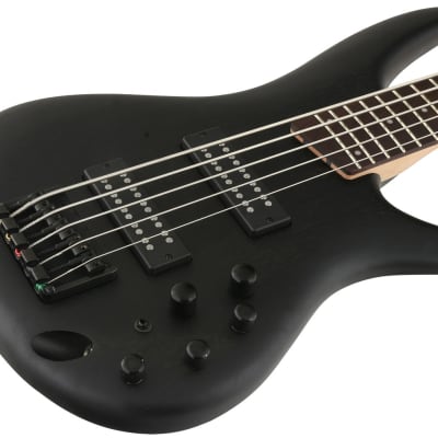 Ibanez Standard SR305EBL 5-String Bass Guitar - Weathered Black image 3