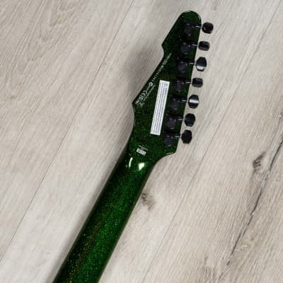 ESP LTD SCT-607 Baritone Stephen Carpenter Signature Series 7-String Guitar, Ebony Fretboard, Green image 9