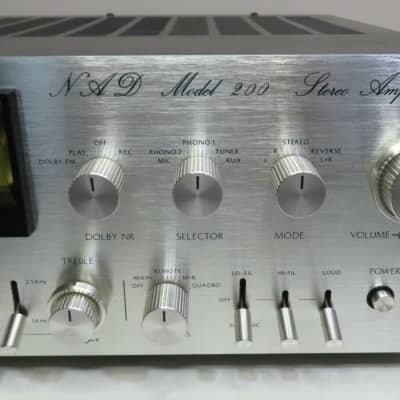 NAD 200 INTEGRATED AMPLIFIER WORKS PERFECT SERVICED FULLY RECAPPED + LED's image 7