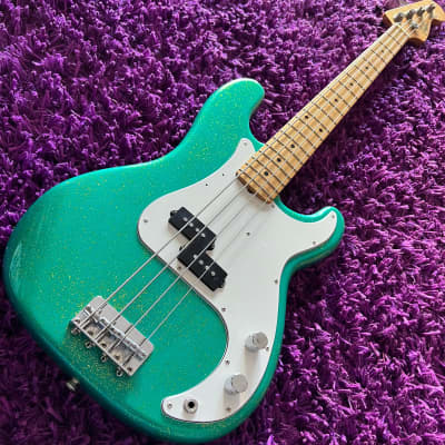 1970s Guyatone Custom EP-40 Precision Bass Sparkle Green (MIJ) for sale