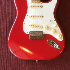 Fender Straocaster 1984-7 Red/Maple image 2