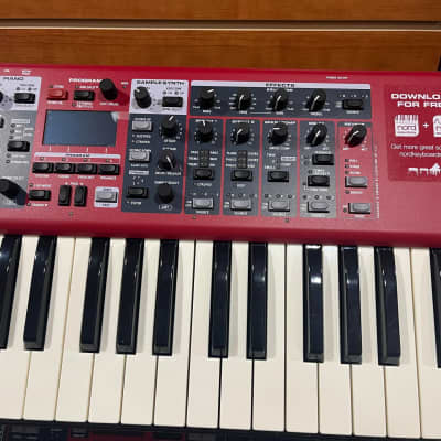 Nord Electro 6D SW61 Semi-Weighted 61-Key Digital Piano - Red image 3