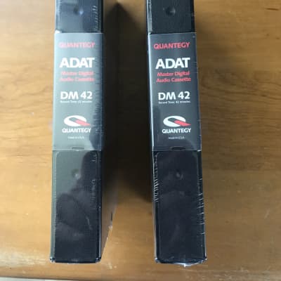 Lot of 2 Quantegy ADAT DM 42 professional studio VHS tapes for use with ADAT machines - new, wrapped image 3
