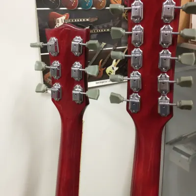 Cozart  Double Neck 12/6 String EDS-1275 Style   Heritage Cherry image 7