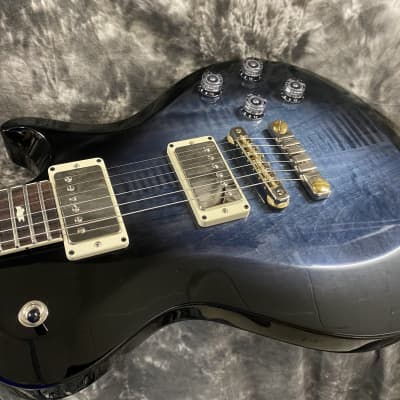 PRS S2 McCarty 594 Singlecut Electric Guitar - Faded Blue Smokeburst image 3