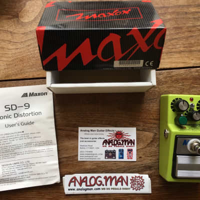 Analogman + Maxon SD-9 Sonic Distortion w/Bad Bob Boost and