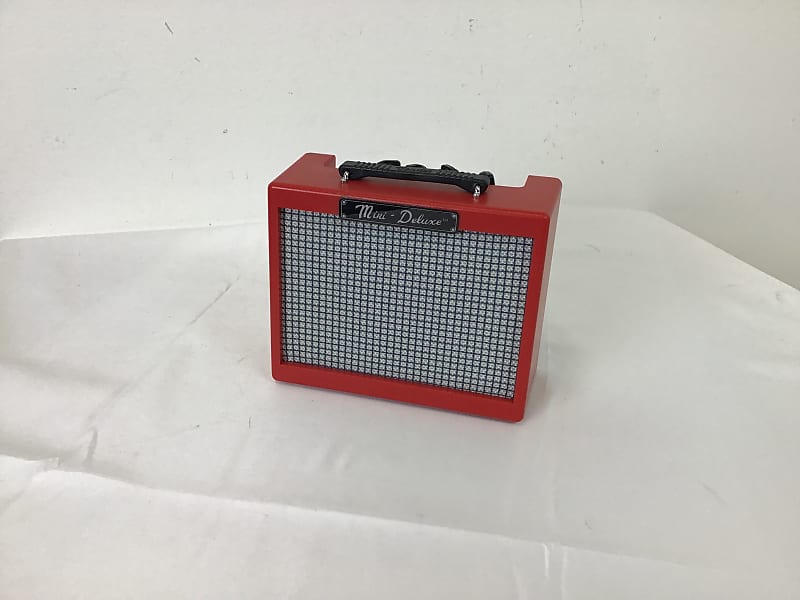 Used Fender MINI DELUXE RED MD-20 Solid State Guitar Amps image 1