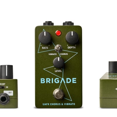ギター UAFX BRIGADE Chorus & Vibrato Universal Audio UAFX Brigade Chorus & Vibrato Pedal | Demo