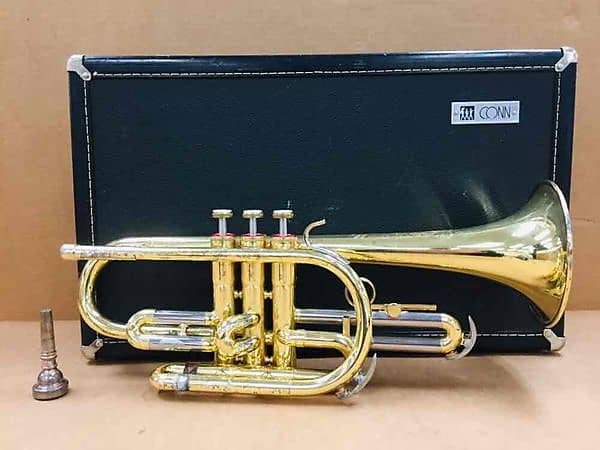 希少 CONN DIRECTORモデル ビンテージコルネット本体&ケース Conn Director Cornet w/ Case, Japan | Reverb