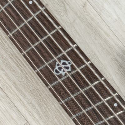Spector NS Dimension 5 Multi-Scale 5-String Left-Handed Bass, Haunted Moss Matte image 8
