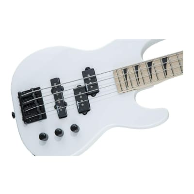 Jackson JS Series Concert Bass Minion JS1XM 4-String Electric Guitar (White) image 6