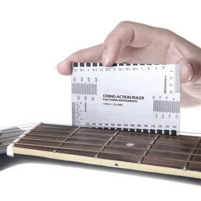 String Action Gauge Ruler Guide Setup Measuring Luthier for Guitar/Bass 2021 image 1