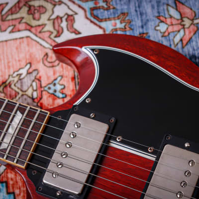 GIBSON USA Custom Shop '61 Les Paul SG VOS Standard Reissue " Faded Cherry + Rosewood" (2006) image 11
