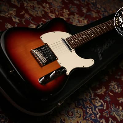 2008 Fender American Standard Telecaster Three Tone Sunburst image 3