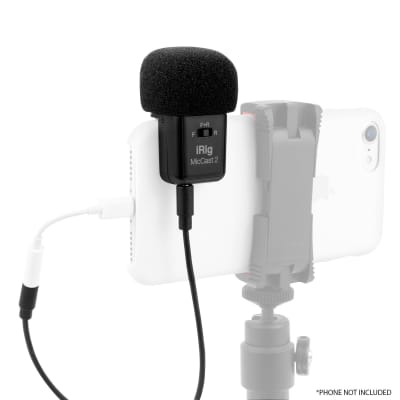 IK Multimedia iRig Mic Cast 2 Mobile Device Podcasting Microphone image 7