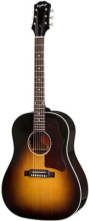 Epiphone J45 Acoustic Electric Guitar Aged Vintage Sunburst Gloss image 1