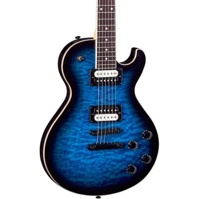 Dean Thoroughbred X Quilt Maple Electric Guitar Transparent Blue Burst image 9