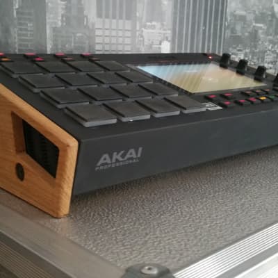 Solid Oak Stand/End Cheeks for the  Akai MPC Live Oak from Synths And Wood image 4