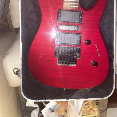Jackson PS-4 Performer 90’s-2000’s - Transparent Red image 6