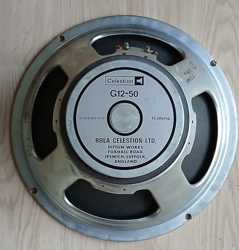 Celestion Rola G12-50 vintage speaker 1979 Made in England image 1