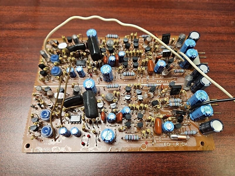 Sansui AU-D11 / AU-D907G Extra Amplifier | EQ Right Channel | Reverb