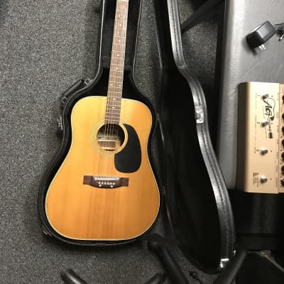 KISO SUZUKI/ Matao W350 acoustic vintage guitar made in Japan 1970s Brazilian rosewood with maple in very good condition with vintage hard case. image 11