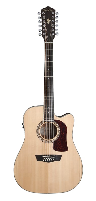 Washburn - 12 String Heritage 10 Series Dreadnought Cutaway Acoustic Electric! D10SCE image 1