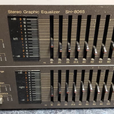 Vintage Technics SH-8065 33 Band Equalizer Rare  1980's M.I.J image 2