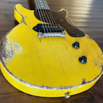 Rock N Roll Relics Thunders DC Electric Guitar Aged TV Yellow 231519 image 6